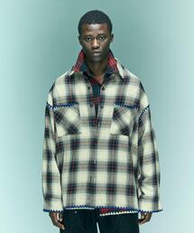 B omnivore/ビーオムニボー HAND STITCH FLANNEL ハンドステッチフランネルシャツ