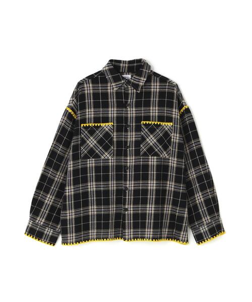 BEAVER(ビーバー)の「B omnivore/ビーオムニボー HAND STITCH FLANNEL ハンドステッチフランネルシャツ(シャツ/ブラウス・メンズ・ブラック/レッド/ナチュラル/ネイビー/ホワイト・L/M)」の11枚目の写真