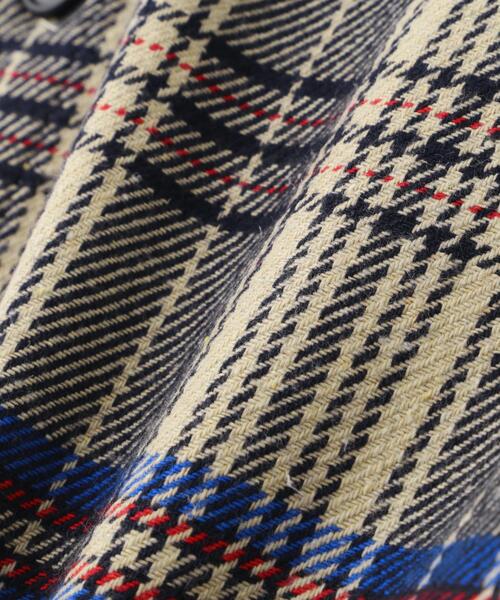 BEAVER(ビーバー)の「B omnivore/ビーオムニボー HAND STITCH FLANNEL ハンドステッチフランネルシャツ(シャツ/ブラウス・メンズ・ブラック/レッド/ナチュラル/ネイビー/ホワイト・L/M)」の18枚目の写真