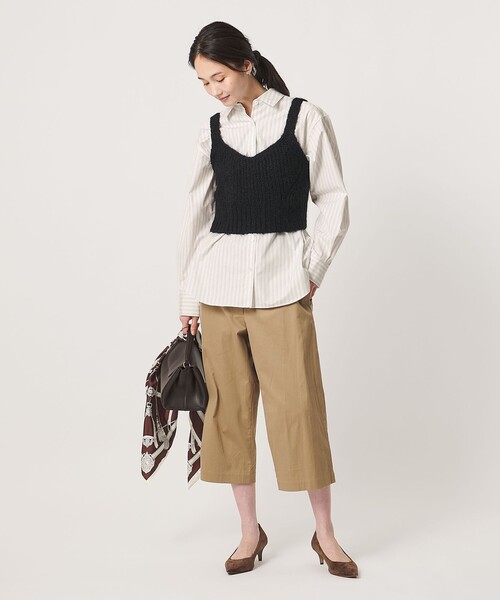 UNITED ARROWS(ユナイテッドアローズ)の「コットン タイ シャツ(シャツ/ブラウス・レディース・ライトブルー/その他1/ダークブラウン・FREE)」の16枚目の写真