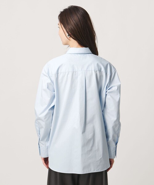 UNITED ARROWS(ユナイテッドアローズ)の「コットン タイ シャツ(シャツ/ブラウス・レディース・ライトブルー/その他1/ダークブラウン・FREE)」の19枚目の写真