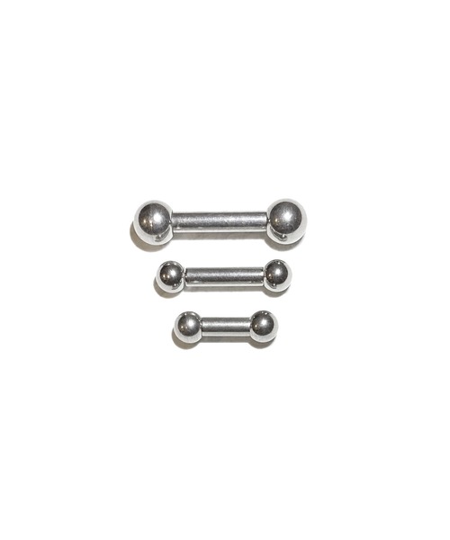 MORPH（モルフ）の「MORPH モルフ バーベル ボディーピアス 8ゲージ 8mm~16mm（ピアス（片耳用）・レディース・シルバー・16/14/12/10/8）」の3枚目の写真