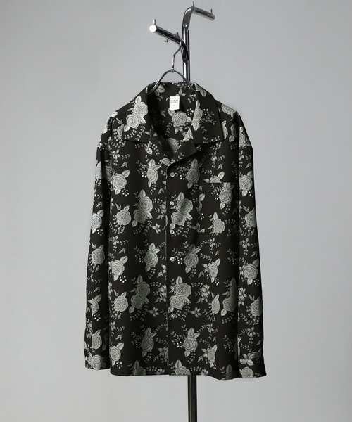 NILWAY(ニルウェイ)の「総柄長袖シャツ(シャツ/ブラウス・メンズ・ライトグレー/ブラック・X-LARGE/LARGE/MEDIUM)」の2枚目の写真