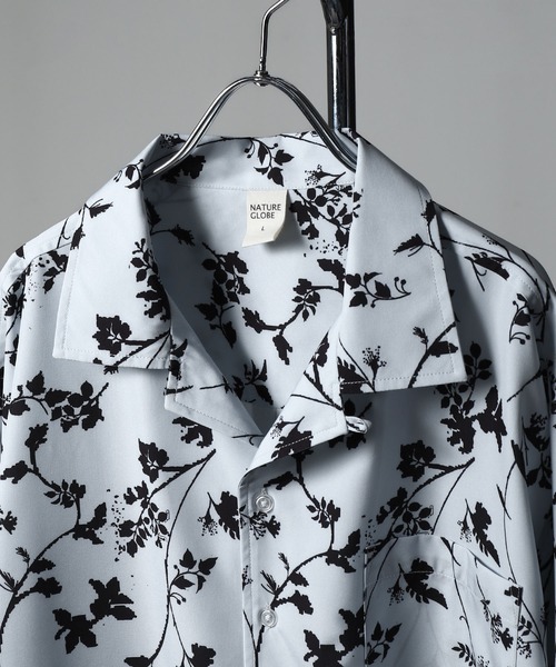 NILWAY(ニルウェイ)の「総柄長袖シャツ(シャツ/ブラウス・メンズ・ライトグレー/ブラック・X-LARGE/LARGE/MEDIUM)」の7枚目の写真