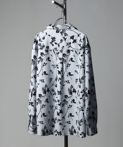 NILWAY(ニルウェイ)の「総柄長袖シャツ(シャツ/ブラウス・メンズ・ライトグレー/ブラック・X-LARGE/LARGE/MEDIUM)」の13枚目の写真