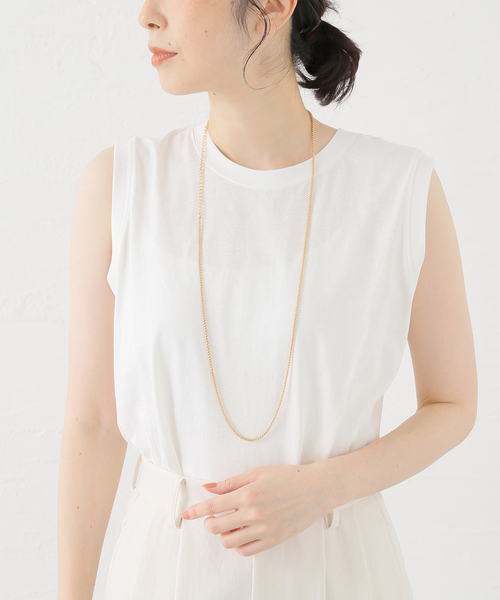 Kenneth Jay Lane(ネスジェイレーン)の「【Kenneth Jay Lane/ケネス ジェイ レーン】 gold chain belt ネックレス(ネックレス・レディース・ゴールド・FREE)」の8枚目の写真