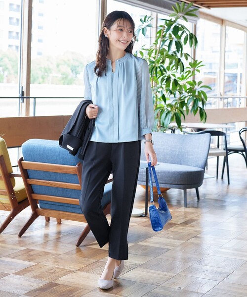 Tiaclasse(ティアクラッセ)の「【セットアップ対応可】ストレッチテーパードパンツ(その他パンツ・レディース・ネイビー/グレイッシュベージュ/ブラック/モカ・S/M/L)」の6枚目の写真