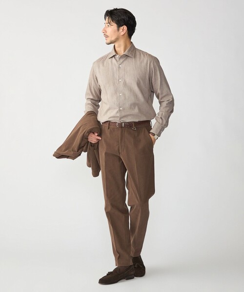 SHIPS（シップス）の「〈手洗い可能〉トリコット コーデュロイ イージー スラックス (セットアップ対応)（スラックス・メンズ・ネイビー/ブラウン/ブラック・SMALL/MEDIUM/LARGE/X-LARGE）」の18枚目の写真