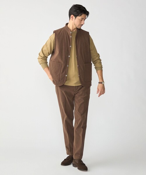 SHIPS（シップス）の「〈手洗い可能〉トリコット コーデュロイ イージー スラックス (セットアップ対応)（スラックス・メンズ・ネイビー/ブラウン/ブラック・SMALL/MEDIUM/LARGE/X-LARGE）」の20枚目の写真