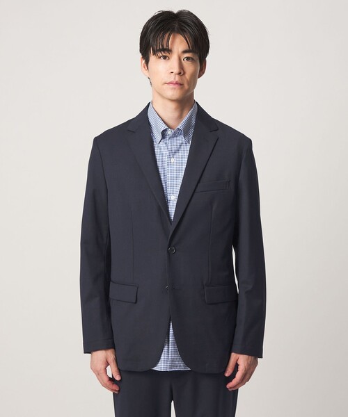 green label relaxing(グリーンレーベルリラクシング)の「ウォッシャブル サージ ナロー ジャケット -2WAYストレッチ-(テーラードジャケット・メンズ・ネイビー/オリーブ/ダークグレー・M/S/XL/L)」の9枚目の写真