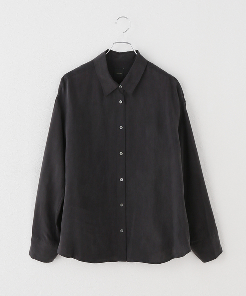 Spick & Span(スピックアンドスパン)の「フィブリルキュプラオーバーシャツ(シャツ/ブラウス・レディース・ベージュ/ブラック系その他・FREE)」の16枚目の写真