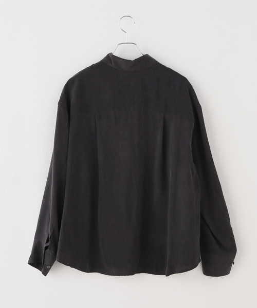 Spick & Span(スピックアンドスパン)の「フィブリルキュプラオーバーシャツ(シャツ/ブラウス・レディース・ベージュ/ブラック系その他・FREE)」の17枚目の写真