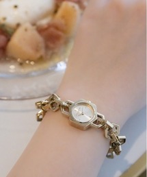OLIVIA BURTON | 「OLIVIA BURTON/オリビアバートン」シグネチャー - 18mm ヘックスリンク ミニ ゴールド サンレイ ブレスレット(アナログ腕時計)