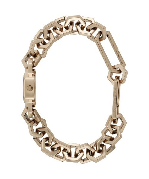 OLIVIA BURTON(オリビアバートン)の「「OLIVIA BURTON/オリビアバートン」シグネチャー - 18mm ヘックスリンク ミニ ゴールド サンレイ ブレスレット(アナログ腕時計・レディース・イエローゴールド/ピンクゴールド・FREE)」の19枚目の写真