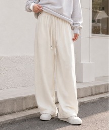 コーデュロイワイドパンツ