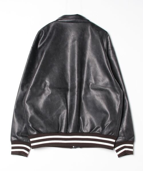 Champion(チャンピオン)の「【Champion/チャンピオン】メンズ 直営限定コレクション メンズ レザージャケット(その他アウター・メンズ・ダークブラウン/ブラック・SMALL/MEDIUM/LARGE/X-LARGE)」の3枚目の写真