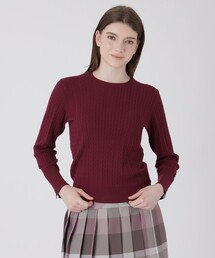 ２点　バーバリー ブルーレーベル 半袖ニット カシミヤ ブラウン ピンクホース BLUE LABEL / BLACK LABEL CRESTBRIDGE｜ブルーレーベル / ブラック