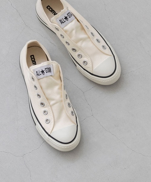 CONVERSE(コンバース)の「CONVERSE コンバース ALL STAR SLIP N OX オールスター スリップ スニーカー(スニーカー・レディース・ブラック/ホワイト・25.0cm/26.5cm/27.0cm/26.0cm/23.0cm/22.5cm/25.5cm/24.5cm/24.0cm/23.5cm)」の2枚目の写真