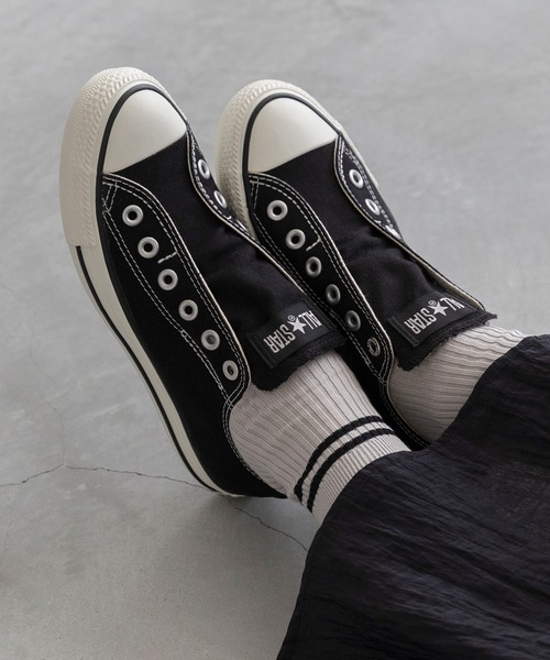 CONVERSE(コンバース)の「CONVERSE コンバース ALL STAR SLIP N OX オールスター スリップ スニーカー(スニーカー・レディース・ブラック/ホワイト・25.0cm/26.5cm/27.0cm/26.0cm/23.0cm/22.5cm/25.5cm/24.5cm/24.0cm/23.5cm)」の20枚目の写真