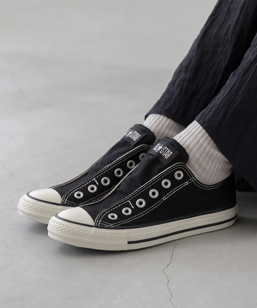CONVERSE(コンバース)の「CONVERSE コンバース ALL STAR SLIP N OX オールスター スリップ スニーカー(スニーカー・レディース・ブラック/ホワイト・25.0cm/26.5cm/27.0cm/26.0cm/23.0cm/22.5cm/25.5cm/24.5cm/24.0cm/23.5cm)」の21枚目の写真