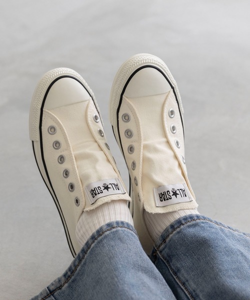 CONVERSE(コンバース)の「CONVERSE コンバース ALL STAR SLIP N OX オールスター スリップ スニーカー(スニーカー・レディース・ブラック/ホワイト・25.0cm/26.5cm/27.0cm/26.0cm/23.0cm/22.5cm/25.5cm/24.5cm/24.0cm/23.5cm)」の12枚目の写真