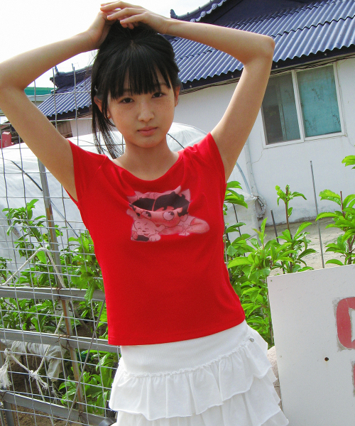 RONRON(ロンロン)の「BETTY BOOP RIBBON BOAT NECK T SHIRT RED(Tシャツ/カットソー・レディース・その他・FREE)」の4枚目の写真