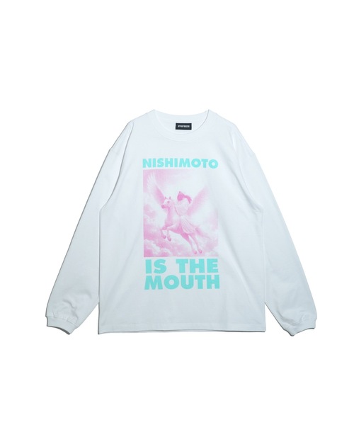NISHIMOTO IS THE MOUTH(ニシモト イズ ザ マウス)の「L/S TEE | NISHIMOTO IS THE MOUTH(Tシャツ/カットソー・メンズ・ホワイト・MEDIUM/LARGE/X-LARGE)」の1枚目の写真
