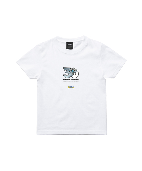 ZOZOSPOT（ゾゾスポット）の「Pokemon 30th Anniversary 1025 T-shirt 「ギギギアル」（Tシャツ/カットソー・レディース・ホワイト・SMALL/MEDIUM/LARGE/X-LARGE/XX-LARGE/XXX-LARGE/100cm/110cm/120cm/130cm/140cm/150cm/160cm）」の2枚目の写真