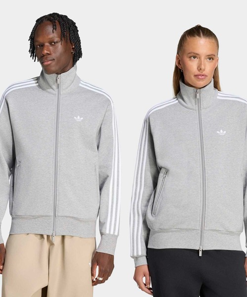 adidas(アディダス)の「スウェット ファイヤーバード トラックトップ ATMOS / ジャージ / トラックジャケット / アディダスオリジナルス adidas Originals(ジャージ・メンズ・グレー・SMALL/X-SMALL/XX-LARGE/X-LARGE/LARGE/3XL/MEDIUM)」の1枚目の写真