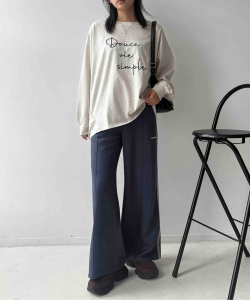 AS KNOW AS plus(アズノゥアズプラス)の「☆アソート刺繍デザイン サイドタックロンT(Tシャツ/カットソー・レディース・グレー系/グリーン系/アイボリー系/ベージュ系・FREE)」の10枚目の写真