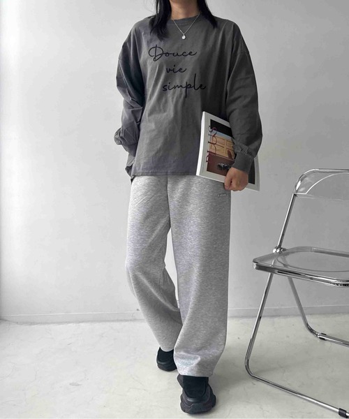 AS KNOW AS plus(アズノゥアズプラス)の「☆アソート刺繍デザイン サイドタックロンT(Tシャツ/カットソー・レディース・グレー系/グリーン系/アイボリー系/ベージュ系・FREE)」の17枚目の写真