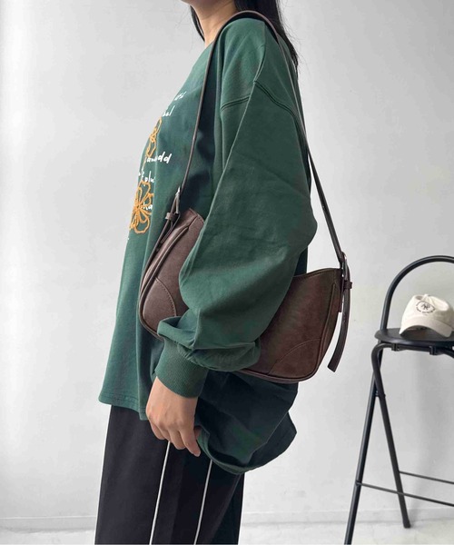 AS KNOW AS plus(アズノゥアズプラス)の「☆アソート刺繍デザイン サイドタックロンT(Tシャツ/カットソー・レディース・グレー系/グリーン系/アイボリー系/ベージュ系・FREE)」の21枚目の写真