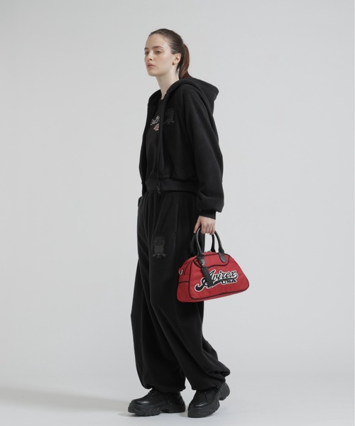 AVIREX(アヴィレックス)の「《WEB&DEPOT限定》LOGO MINI BOSTON BAG(ボストンバッグ・レディース・ブラック/ホワイト系その他/レッド・F)」の20枚目の写真