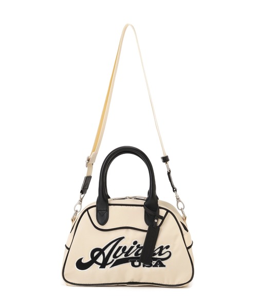 AVIREX(アヴィレックス)の「《WEB&DEPOT限定》LOGO MINI BOSTON BAG(ボストンバッグ・レディース・ブラック/ホワイト系その他/レッド・F)」の19枚目の写真