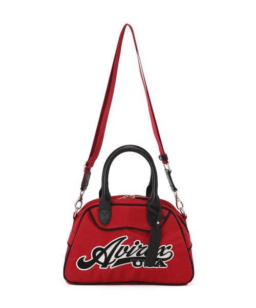 AVIREX(アヴィレックス)の「《WEB&DEPOT限定》LOGO MINI BOSTON BAG(ボストンバッグ・レディース・ブラック/ホワイト系その他/レッド・F)」の21枚目の写真