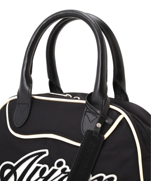 AVIREX(アヴィレックス)の「《WEB&DEPOT限定》LOGO MINI BOSTON BAG(ボストンバッグ・レディース・ブラック/ホワイト系その他/レッド・F)」の8枚目の写真