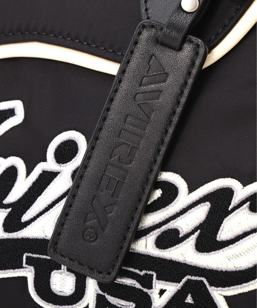 AVIREX(アヴィレックス)の「《WEB&DEPOT限定》LOGO MINI BOSTON BAG(ボストンバッグ・レディース・ブラック/ホワイト系その他/レッド・F)」の10枚目の写真