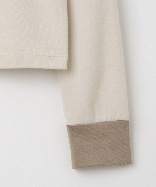 MILLO WOMEN（ミロウーマン）の「ソフトカラーTシャツ[ベージュ]（ポロシャツ・レディース・その他・ONE SIZE）」の5枚目の写真