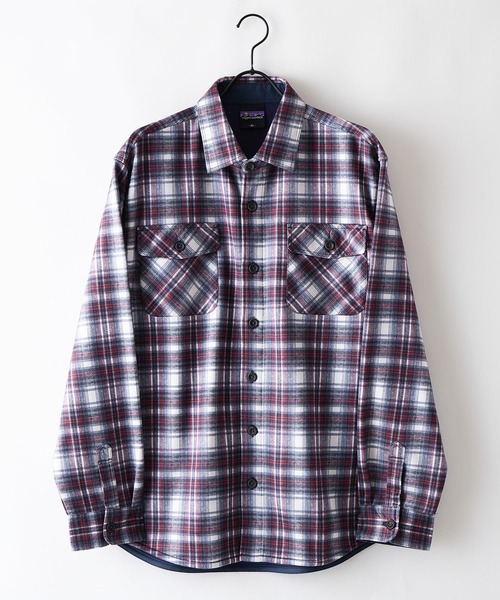 ragged mountain（ラギットマウンテン）の「【RAGGED MOUNTAIN/ラギットマウンテン】【軽やかな着心地ながら保温性バッチリ】MASON 裏地フリースボンディングチェックカットシャツ 暖かい 保温 ライトアウター アウトドア タウンユース ユニセックス（シャツ/ブラウス・メンズ・スミクロ/レッド/ブラック/イエロー/ブルー・LARGE/X-LARGE/MEDIUM）」の17枚目の写真