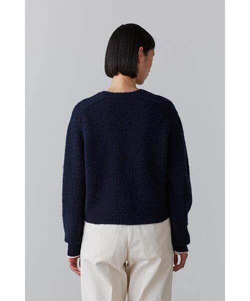 YLEVE(イレーヴ)の「YLEVE / ITALIAN BLUSHED WOOL KN P/O(ニット/セーター・レディース・ネイビー/グレー・1)」の22枚目の写真