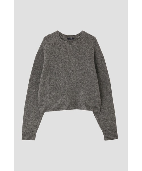 YLEVE(イレーヴ)の「YLEVE / ITALIAN BLUSHED WOOL KN P/O(ニット/セーター・レディース・ネイビー/グレー・1)」の4枚目の写真