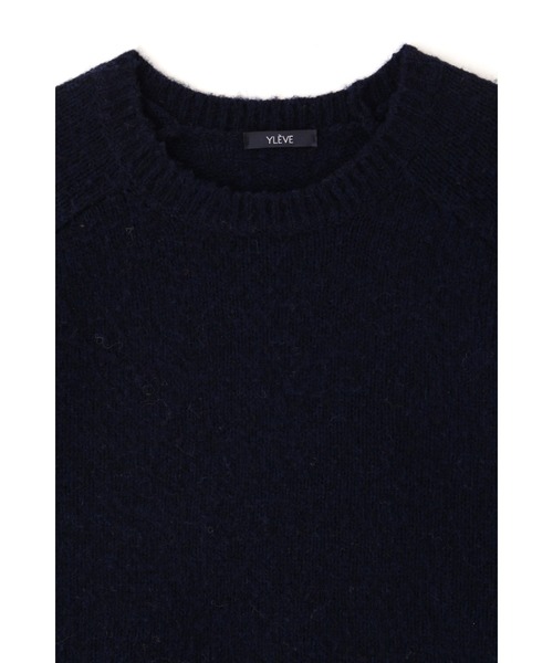 YLEVE(イレーヴ)の「YLEVE / ITALIAN BLUSHED WOOL KN P/O(ニット/セーター・レディース・ネイビー/グレー・1)」の12枚目の写真