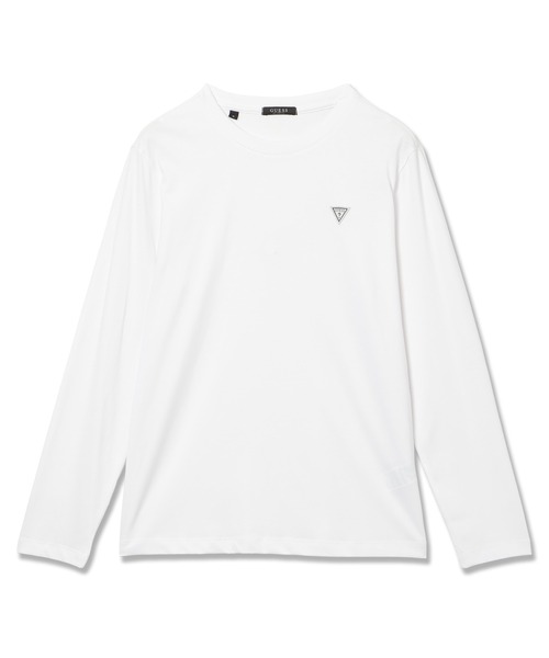 Guess（ゲス）の「MENS LS Tee（Tシャツ/カットソー・メンズ・ブラック/ホワイト・SMALL/MEDIUM/LARGE/X-LARGE）」の2枚目の写真