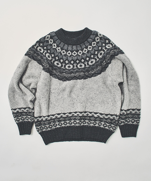 FRAMeWORK(フレームワーク)の「JANE SMITH/ジェーンスミス 5G NORDIC YOKE SWEATER(ニット/セーター・レディース・グレー・FREE)」の11枚目の写真