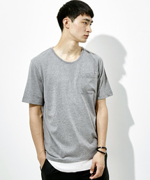 NUMBER (N)INE DENIM | 【NUMBER (N)INE DENIM】ダブルポケット ドロップショルダーTEE(Tシャツ/カットソー)