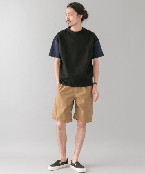 URBAN RESEARCH（アーバンリサーチ）の「UR N/Cイージーショーツ（その他パンツ・メンズ・ベージュ/ネイビー・LARGE/MEDIUM）」の12枚目の写真