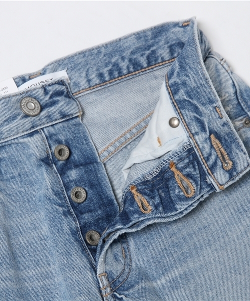 MOUSSY（マウジー）の「MV Sanford Straight（デニムパンツ・レディース・ライトブルー・25inch/27inch/24inch/23inch/26inch）」の10枚目の写真