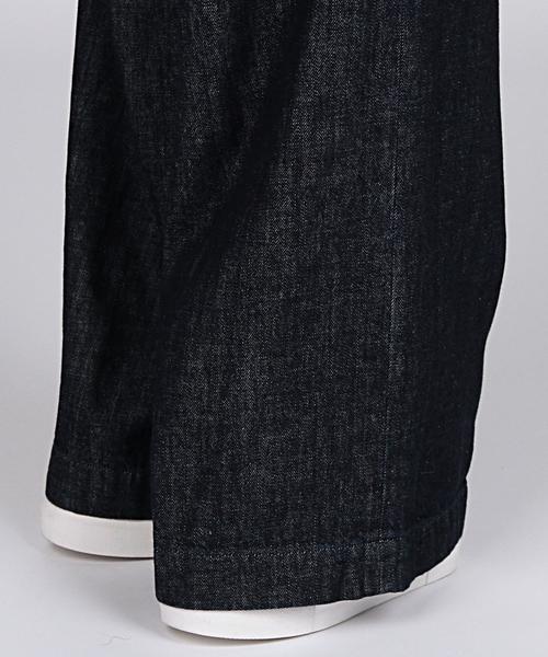 EN ROUTE（アンルート）の「ENR ワイドデニムパンツ（デニムパンツ・レディース・ブラック/ネイビー・0/1/2）」の10枚目の写真