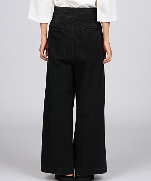 EN ROUTE（アンルート）の「ENR ワイドデニムパンツ（デニムパンツ・レディース・ブラック/ネイビー・0/1/2）」の12枚目の写真