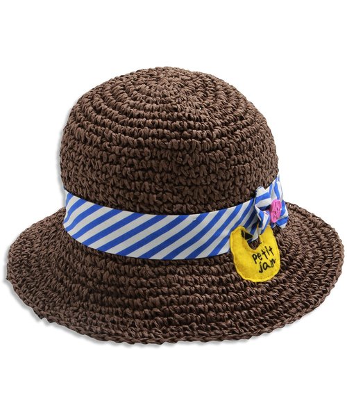 Petit jam（プチジャム）の「とりさんのペーパーハット（ハット・キッズ・アイボリー/ブラウン・50/54/52/48）」の5枚目の写真